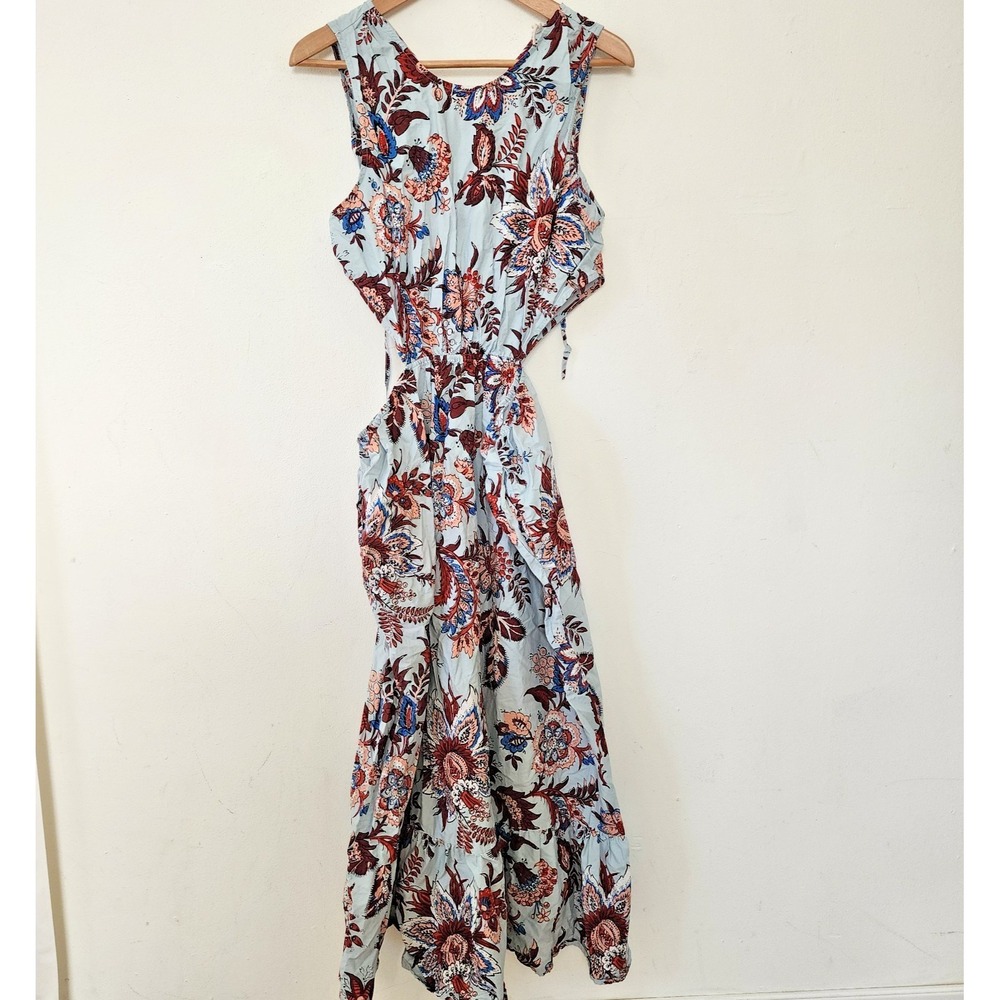 RHODE x Target Leafy Floral Cutout Maxi Dress Large Party Resort Vacation Large